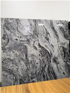 China Colombo Juparana Symphony Black Granite Slab