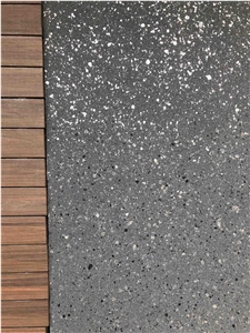 Externally Finished Black Porphyry Tiles