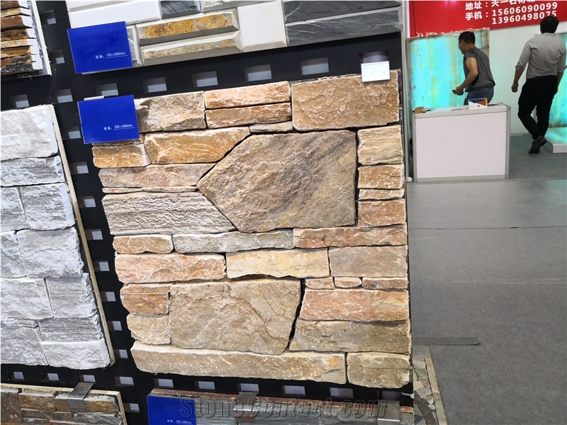 Natural French Pattern Slate Mosaic Medallions