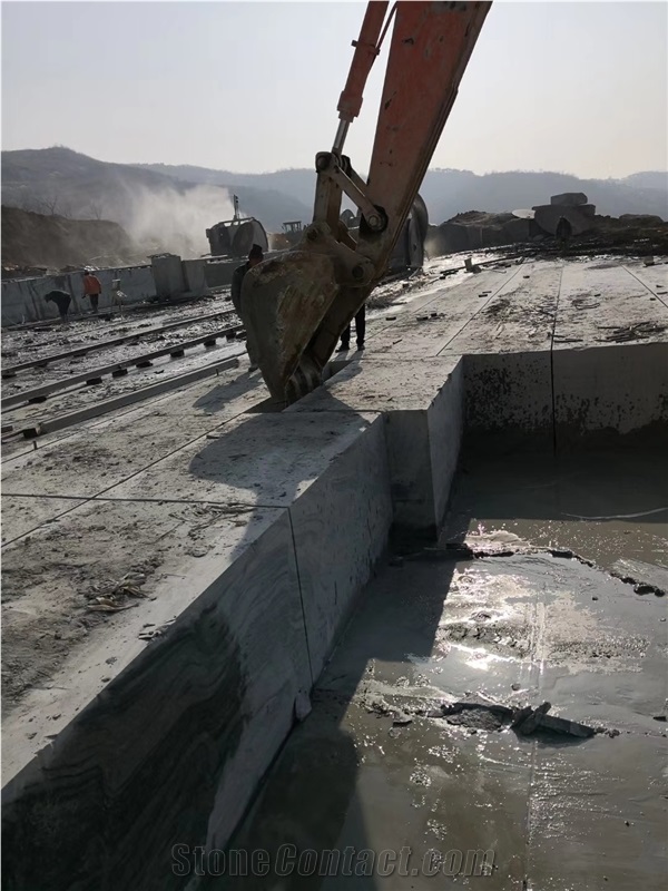 New China Juparana Silver River Black Granite Slab