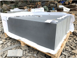 Wholesale Honed China Black Andesite Stone Tiles