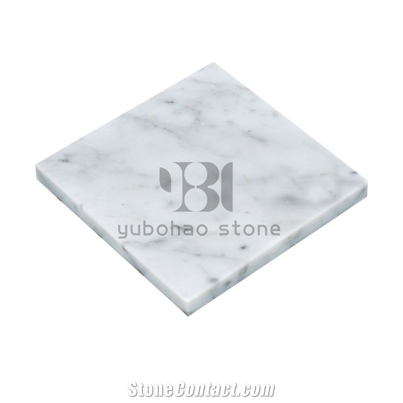 Bianco Carrara White Drinking Cups, Trays/Dishes