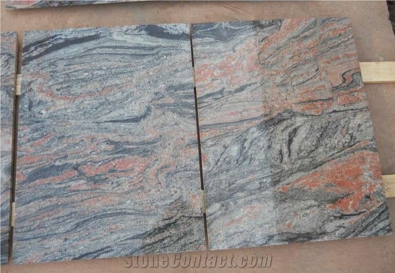 Cano Red, Multicolor Red,Cheap China Granite Tiles