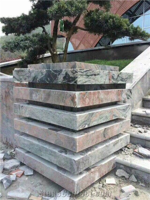 Cano Red, Multicolor Red,Cheap China Granite Tiles