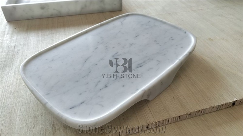 Carrara White, Marble, Bathroom Toothbrush Holders