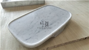 Carrara White, Marble, Bathroom Toothbrush Holders