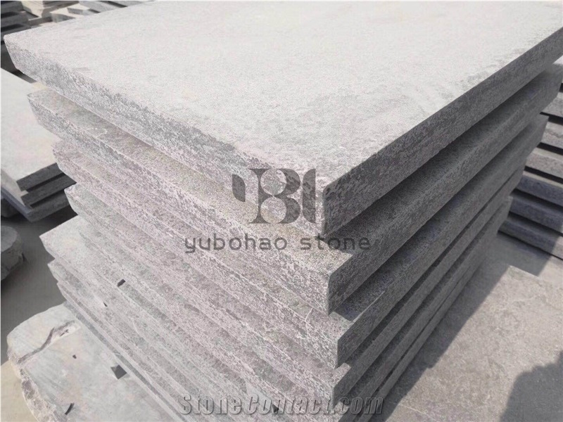 China Blue Limestone Steps, Bluestone Treads