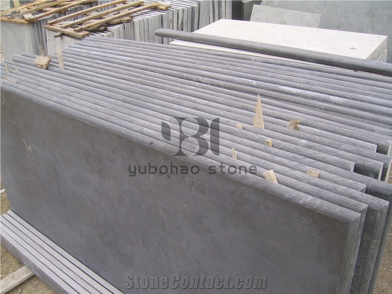 China Blue Limestone Steps, Bluestone Treads