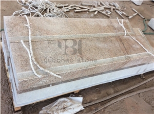 China G682 Granite in Flamed Stair Steps,Treads