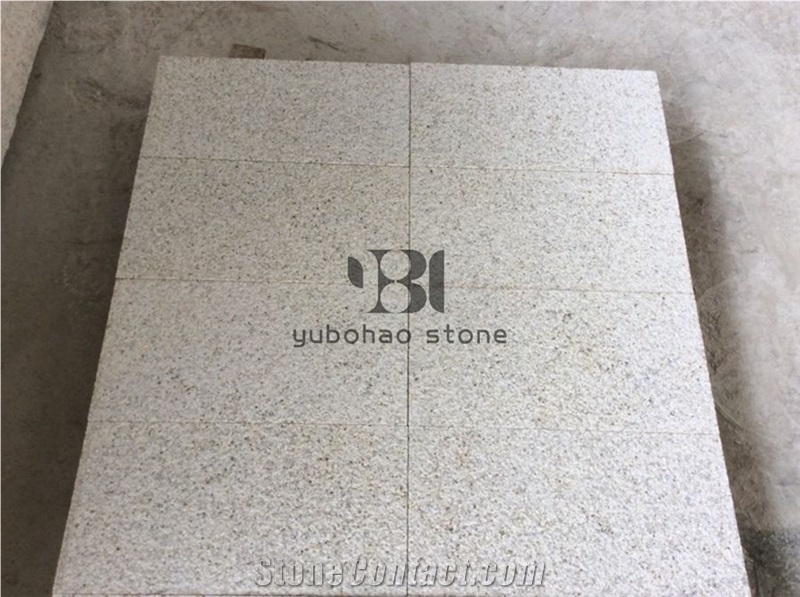 China Natural G682 Kerbstones, Sunset Gold Granite