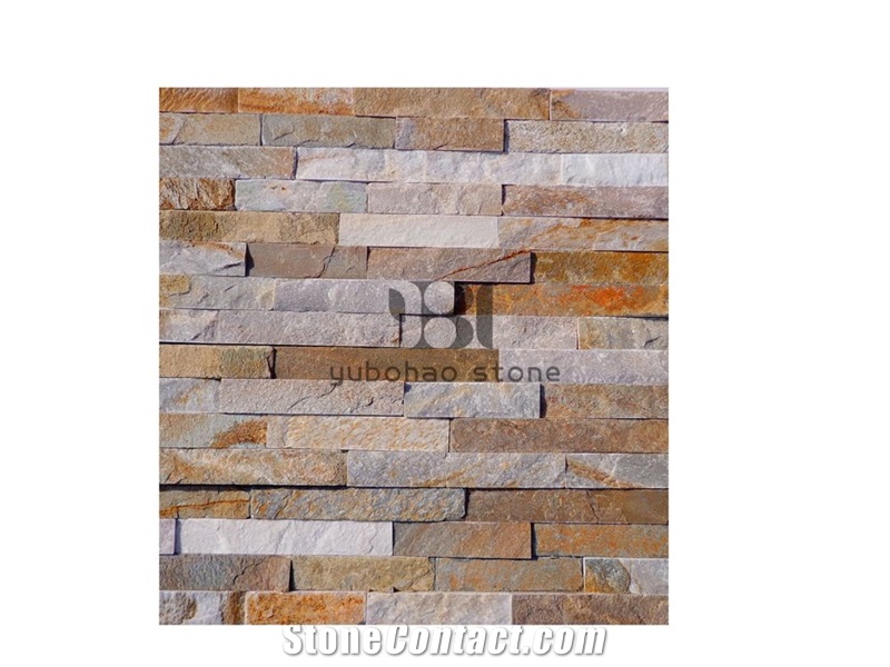 China Yellow Slate/Panels, Artificial Stone Veneer
