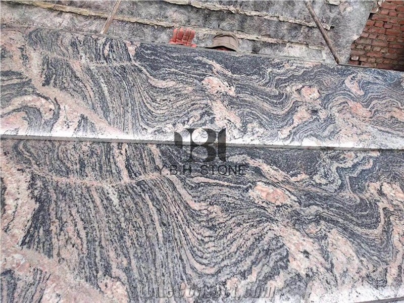 Chinese Multi Color Grey Juparana Granite Monument