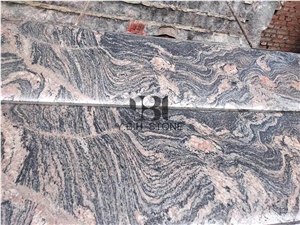 Chinese Multi Color Grey Juparana Granite Monument