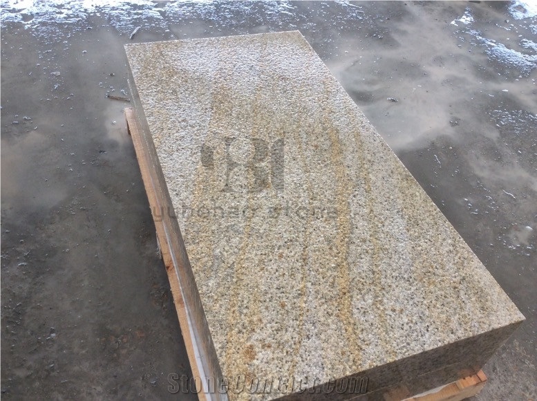 G682 Yellow Granite Mushroom/Natural Split Surface