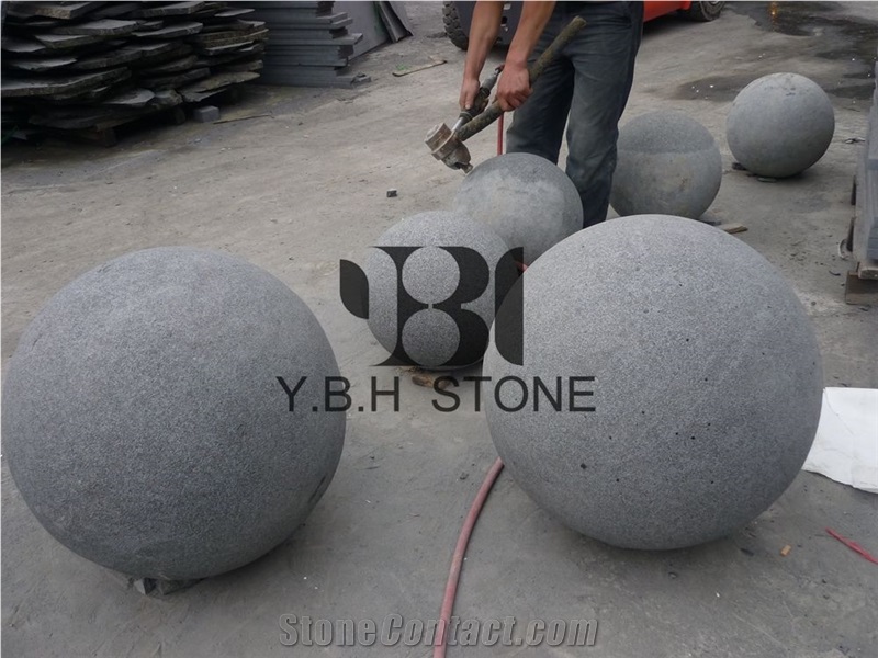 G684, China Cheap Granite Columns/Spherical Shafts