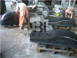 G684, China Cheap Granite Columns/Spherical Shafts