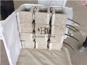 Mushroom/Natural Split Surface G682 Yellow Granite