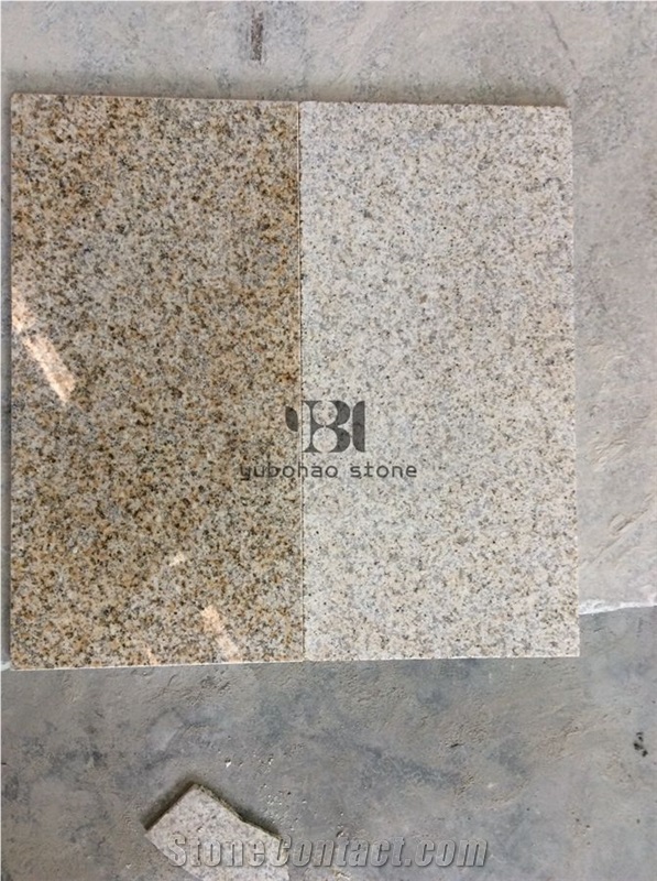 Mushroom/Natural Split Surface G682 Yellow Granite