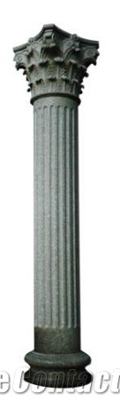 White Cylindrical Column, Roman Greek Columns