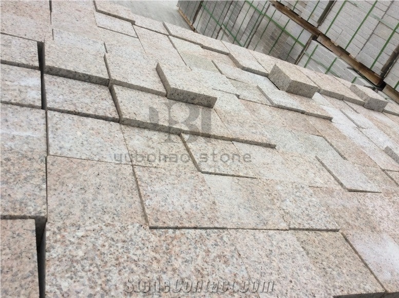Yellow Golden Rusty G682 Granite Step Stairs