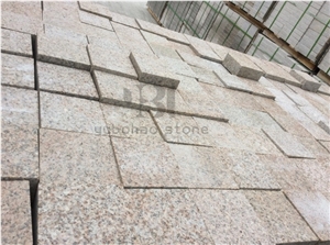 Yellow Golden Rusty G682 Granite Step Stairs
