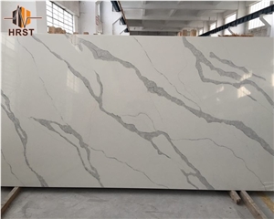 Agglomerated Stone Calcutta White Quartz Slab Agglomerated Stone Calcutta White Quartz Slab