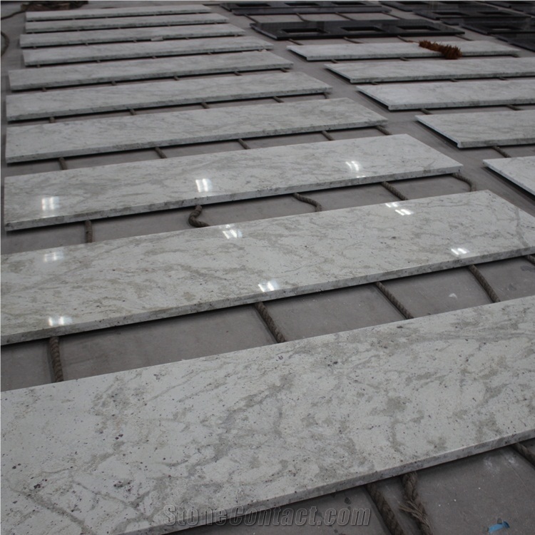 Andromeda White Granite Kitchen Countertops