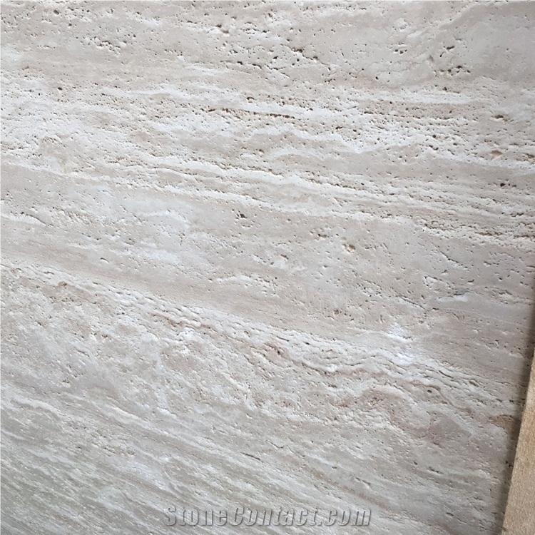 Antique Finish Light Cream Travertine Slabs