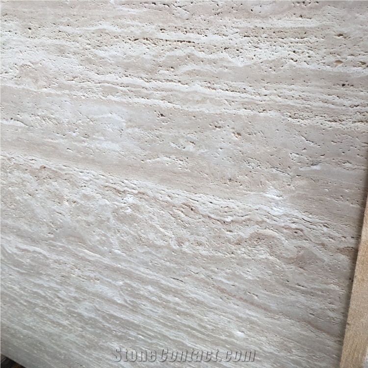 Antique Finish Light Cream Travertine Slabs