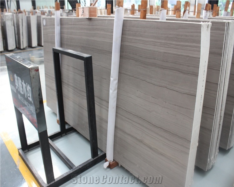 Athens Wood Grain Marble Slab