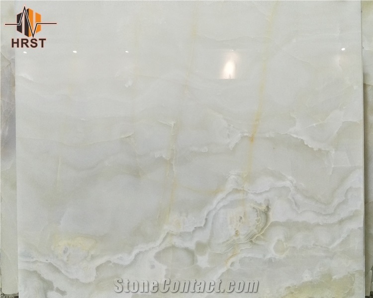 Beautiful Backlit White Onyx