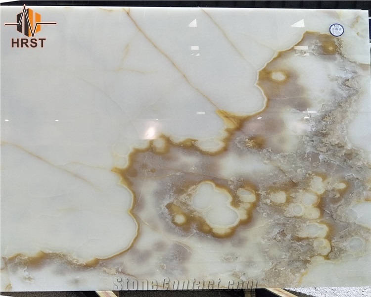 Beautiful Backlit White Onyx