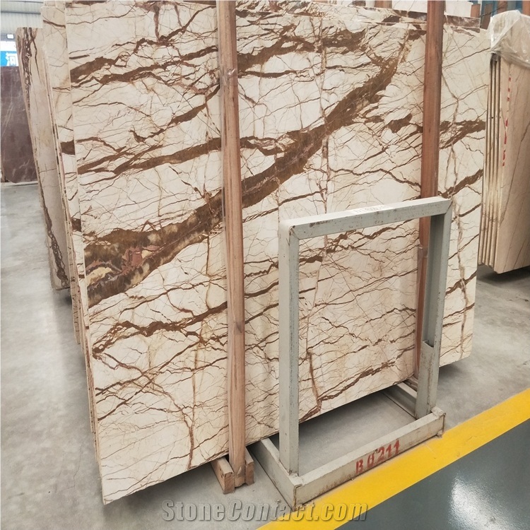 Beige Sofita Gold Marble Slab and Tiels for Sales