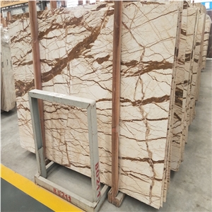 Beige Sofita Gold Marble Slab and Tiels for Sales
