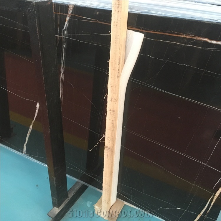 Black Sahara Noir Marble Slabs