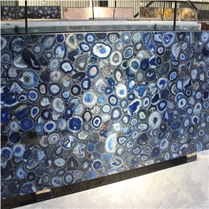 Blue Agate Marble Stone Slab Price