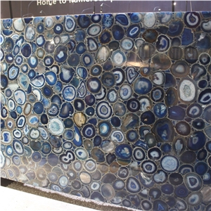 Blue Agate Marble Stone Slab Price