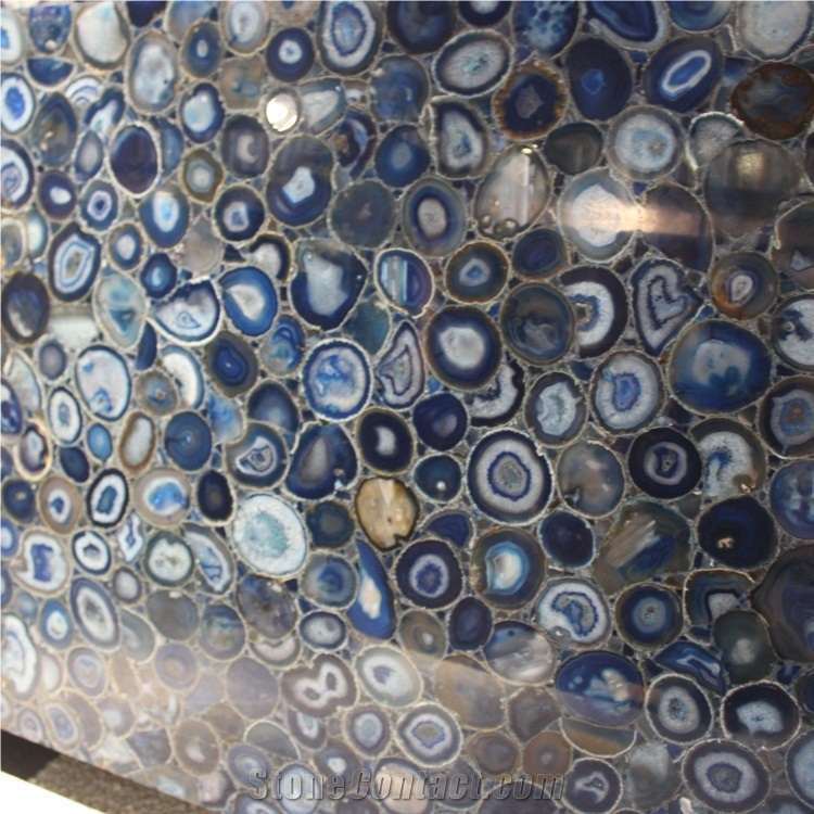 Blue Agate Marble Stone Slab Price
