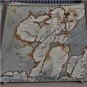 Blue Farfalla Quartzite Slab