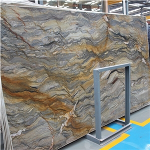 Blue Fusion Quartzite Slab