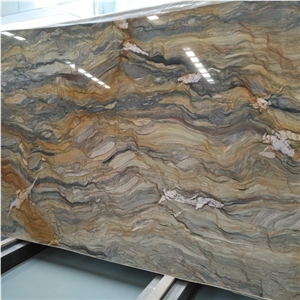 Blue Fusion Quartzite Slab