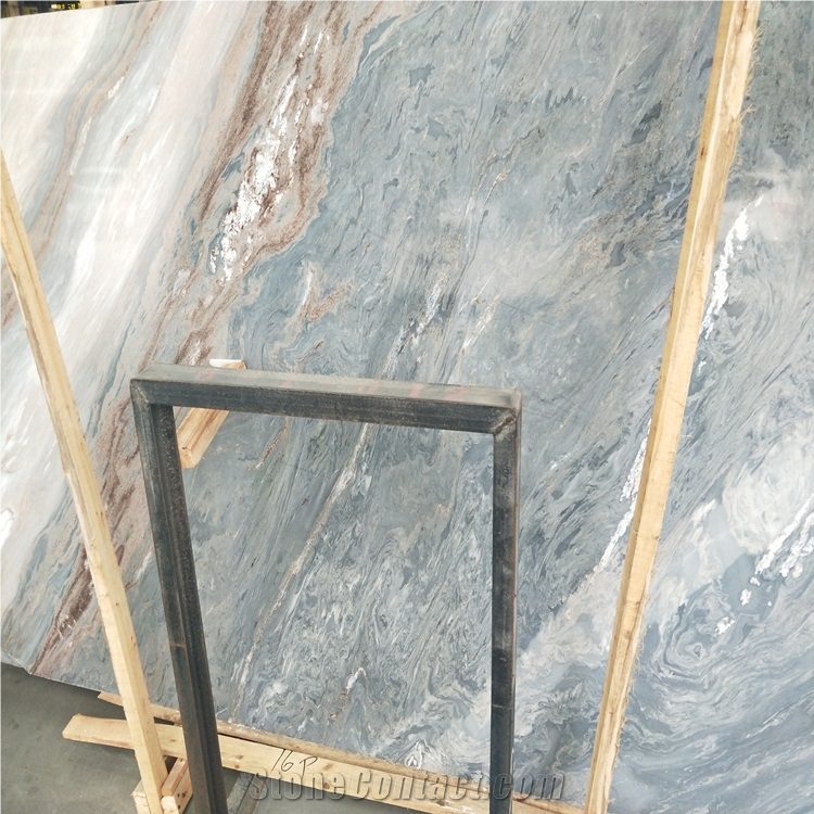 Blue Sands Wave Mable Slab
