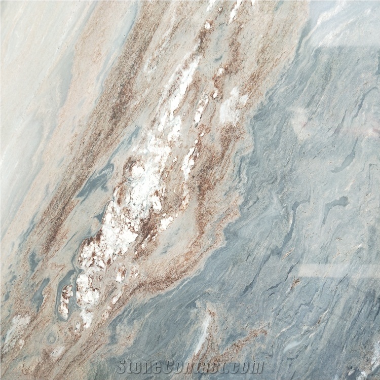 Blue Sands Wave Mable Slab