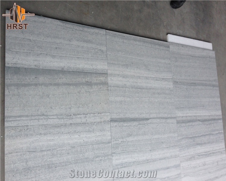 Blue Wood Grain Marble Tiles