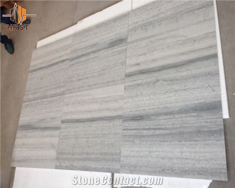 Blue Wood Grain Marble Tiles