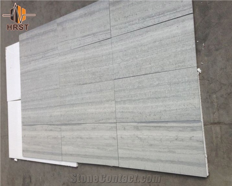 Blue Wood Grain Marble Tiles
