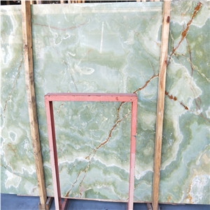 Boragh Green Onyx Slab