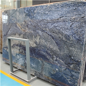 Brazil Azul Bahia Blue Granite Slabs