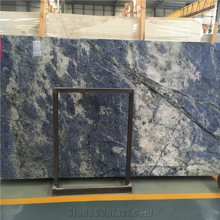 Brazil Azul Bahia Blue Granite Slabs