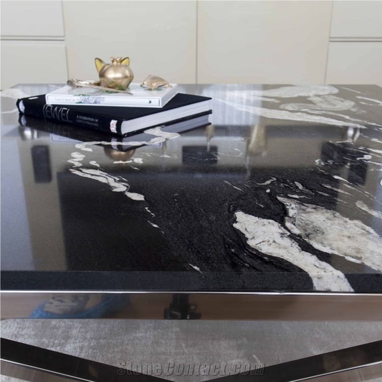 Brazil Black Veins Copacabana Granite Countertop